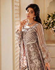 SIFA Sajli Festive Formal Unstitched Embroidered 3Pc Suit S06 - MERAKI