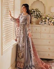 SIFA Sajli Festive Formal Unstitched Embroidered 3Pc Suit S06 - MERAKI