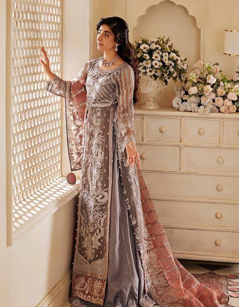 SIFA Sajli Festive Formal Unstitched Embroidered 3Pc Suit S06 - MERAKI