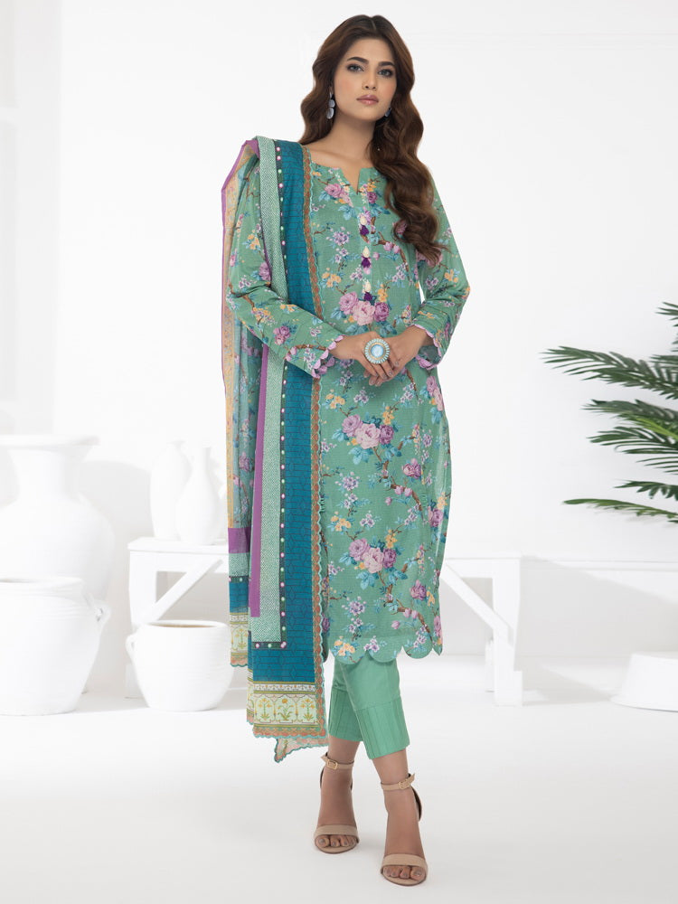 Regalia Salina Digital Printed Lawn Unstitched 3 Piece Suit S6-01