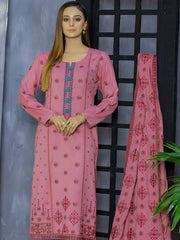Path Jhar by Sidra Aleem Unstitched Dhanak Embroidered 3Pc Suit SA-007