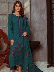 Path Jhar by Sidra Aleem Unstitched Dhanak Embroidered 3Pc Suit SA-008