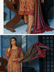 Path Jhar by Sidra Aleem Unstitched Dhanak Embroidered 3Pc Suit SA-009