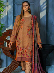 Path Jhar by Sidra Aleem Unstitched Dhanak Embroidered 3Pc Suit SA-009