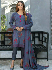 Path Jhar by Sidra Aleem Unstitched Dhanak Embroidered 3Pc Suit SA-012