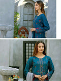 Path Jhar by Sidra Aleem Unstitched Dhanak Embroidered 3Pc Suit SA-014