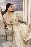 Zarif Afsanah Luxury Embroidered Net Unstitched 3Pc Suit ZAF 03 NEELAM