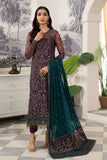 Zarif Afsanah Luxury Embroidered Net Unstitched 3Pc Suit ZAF 07 MUSHQ