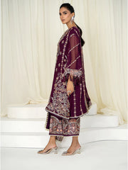 hada Ahdia Unstitched Embroidered Luxury Formal Suit AH-06 SAHA