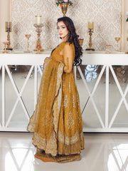 LYLA Raqs e Bismil Luxury Formal Unstitched Embroidered Net Suit D-03