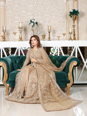 LYLA Raqs e Bismil Luxury Formal Unstitched Embroidered Net Suit D-04