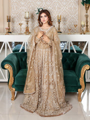 LYLA Raqs e Bismil Luxury Formal Unstitched Embroidered Net Suit D-04