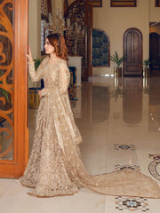 LYLA Raqs e Bismil Luxury Formal Unstitched Embroidered Net Suit D-04