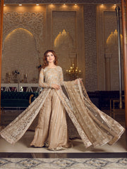 LYLA Raqs e Bismil Luxury Formal Unstitched Embroidered Net Suit D-04