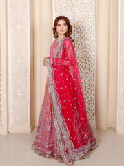 LYLA Raqs e Bismil Luxury Formal Unstitched Embroidered Net Suit D-01