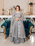LYLA Raqs e Bismil Luxury Formal Unstitched Embroidered Net Suit D-02