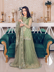 LYLA Raqs e Bismil Luxury Formal Unstitched Embroidered Net Suit D-05