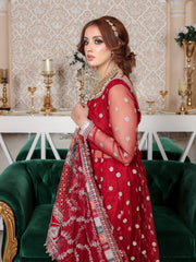 LYLA Raqs e Bismil Luxury Formal Unstitched Embroidered Net Suit D-06
