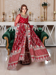 LYLA Raqs e Bismil Luxury Formal Unstitched Embroidered Net Suit D-06