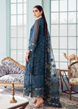 Afrozeh La Fuchsia Luxury Chiffon Unstitched 3 Piece Suit D-07 Sangria - FaisalFabrics.pk