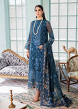 Afrozeh La Fuchsia Luxury Chiffon Unstitched 3 Piece Suit D-07 Sangria - FaisalFabrics.pk