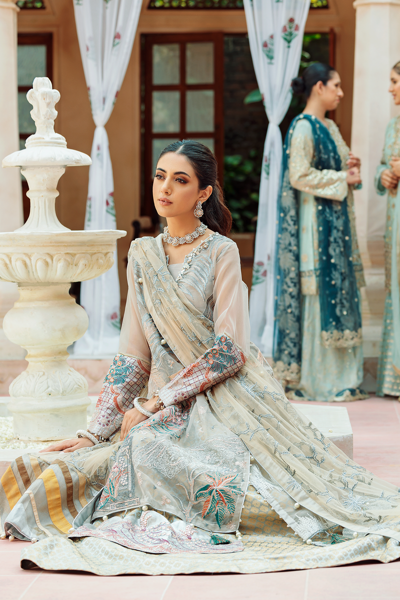 Mirha Anchal Festive Embroidered Unstitched Formal Suit - SAYONEE