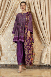 Payal by Sidra Aleem Unstitched Printed Viscose Linen 3Pc Suit D-08