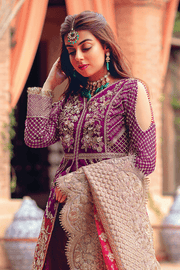 Serene Premium Embroidered Eclatant Luxe Brides 3Pc Suit SB-06 BASILIA - FaisalFabrics.pk