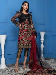 Akbar Aslam Luxury Chiffon Collection 2020 3pc Suit AAC-1105 SCARLET - FaisalFabrics.pk