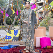Regalia Salina Embroidered Chikankari Unstitched 3 Piece Suit SCK-10
