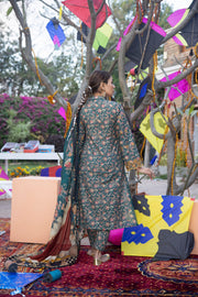 Regalia Salina Embroidered Chikankari Unstitched 3 Piece Suit SCK-11