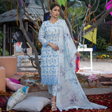 Regalia Salina Embroidered Chikankari Unstitched 3 Piece Suit SCK-14