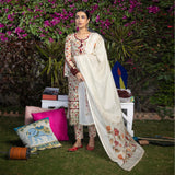 Regalia Salina Embroidered Chikankari Unstitched 3 Piece Suit SCK-20