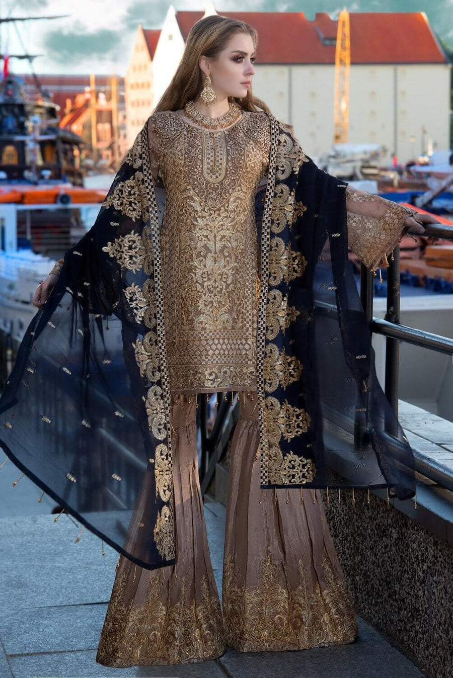 Maryum N Maria Shamrock Luxury Wedding Collection SD-05 - FaisalFabrics.pk
