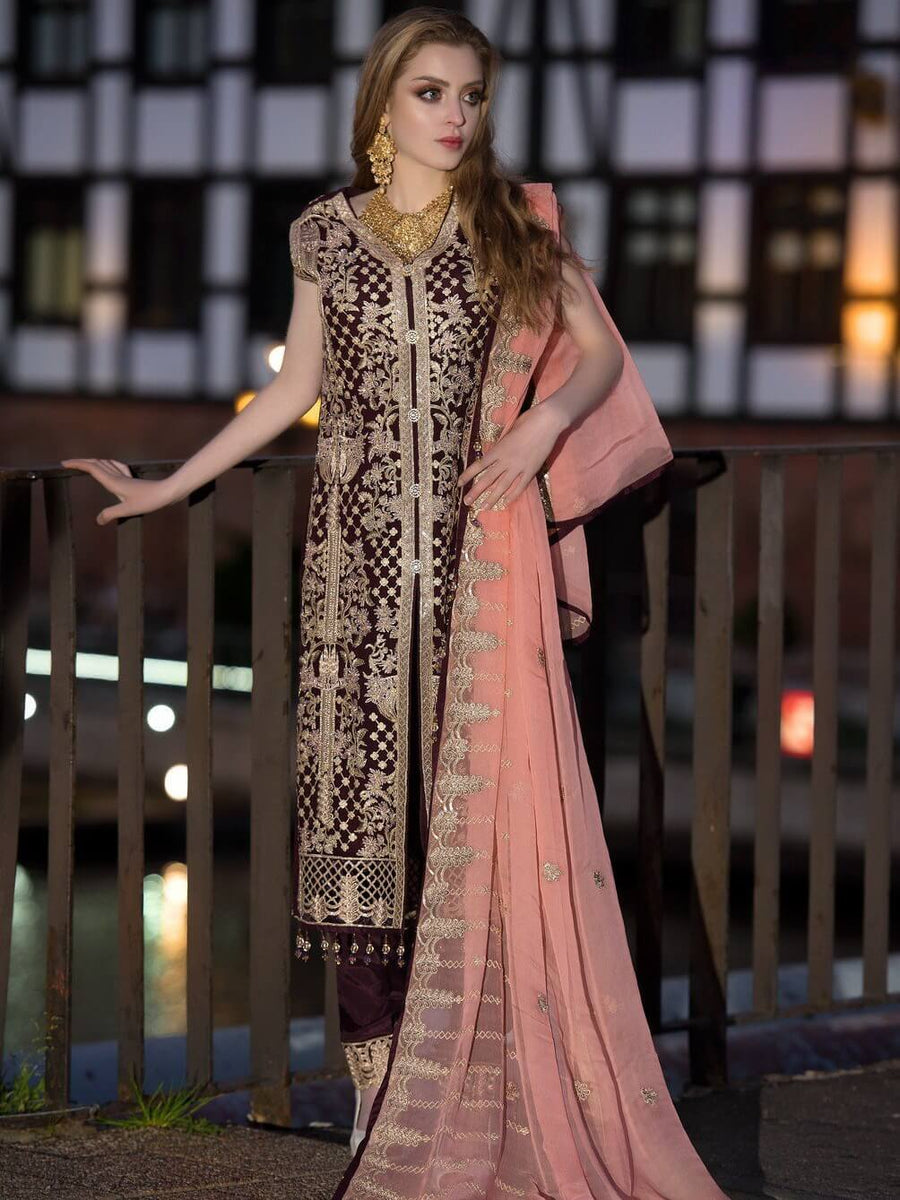 Maryum N Maria Shamrock Luxury Wedding Collection SD-08 - FaisalFabrics.pk