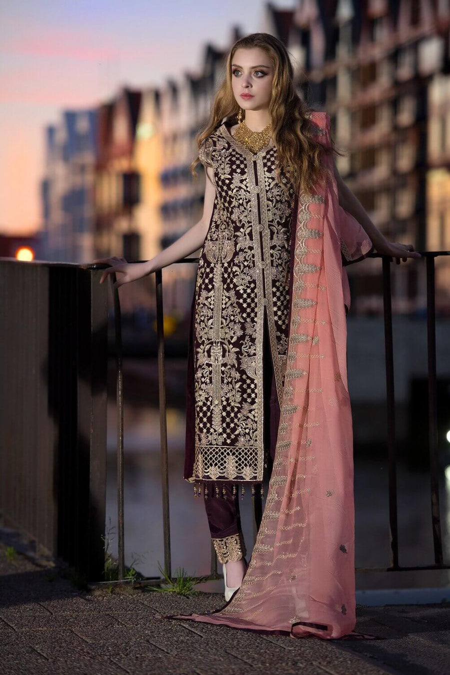 Maryum N Maria Shamrock Luxury Wedding Collection SD-08 - FaisalFabrics.pk