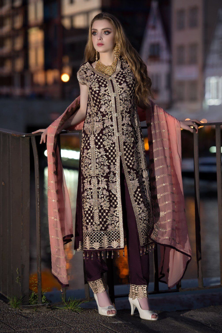 Maryum N Maria Shamrock Luxury Wedding Collection SD-08 - FaisalFabrics.pk
