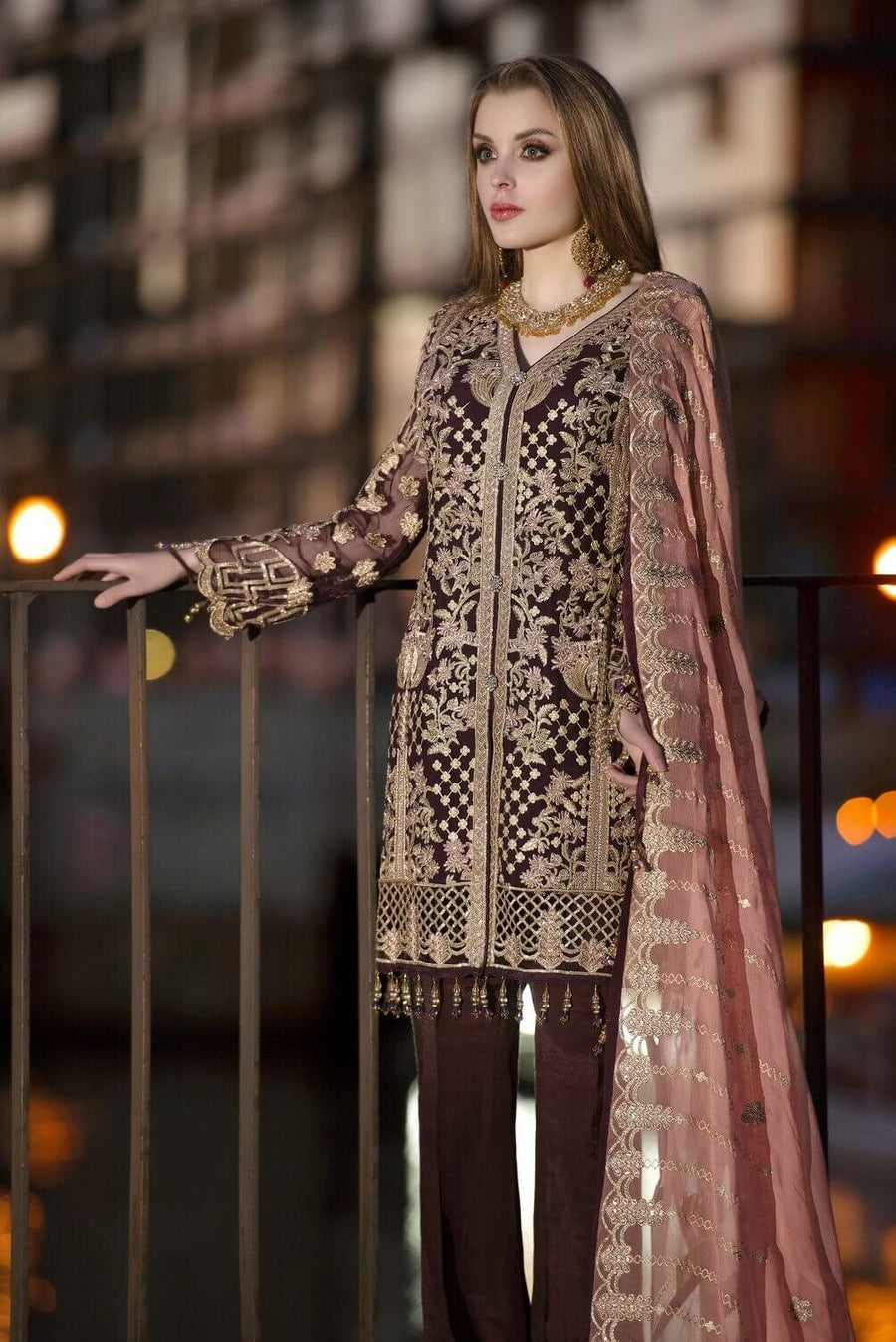Maryum N Maria Shamrock Luxury Wedding Collection SD-08 - FaisalFabrics.pk