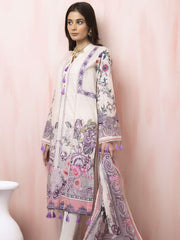 Regalia Salina Vol-05 Unstitched Printed Lawn 3 Piece Suit SD-10