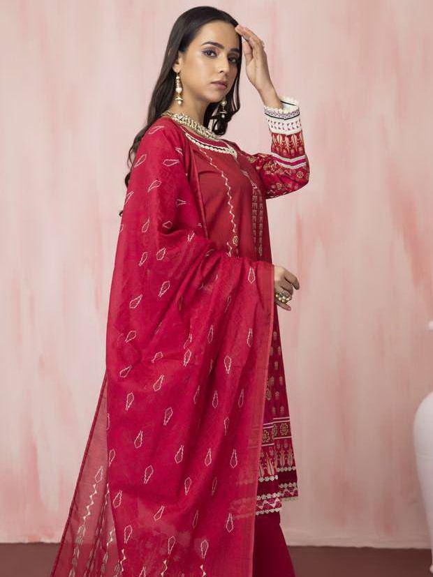Regalia Salina Vol-05 Unstitched Printed Lawn 3 Piece Suit SD-13