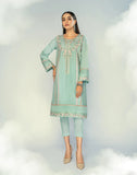 HemStitch Ready to Wear Embroidered 2Pc Silk Suit SE-05 Moor