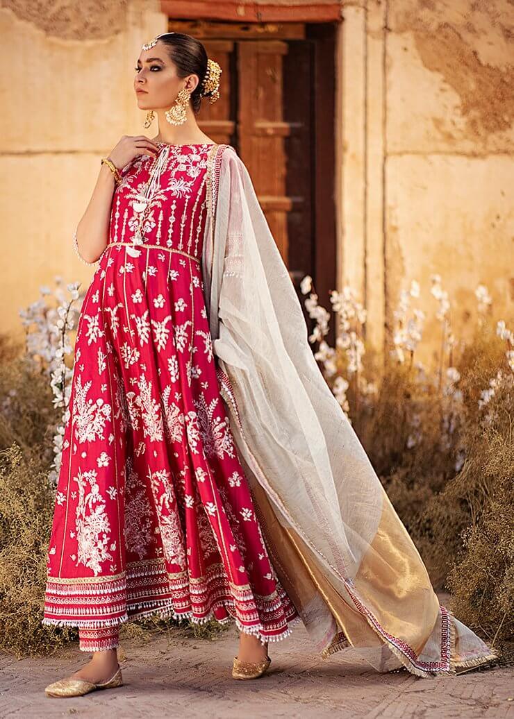 Afrozeh Luxury Lawn Unstitched 3 Piece Embroidered Suit D-07 Serendipity - FaisalFabrics.pk