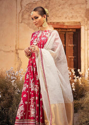 Afrozeh Luxury Lawn Unstitched 3 Piece Embroidered Suit D-07 Serendipity - FaisalFabrics.pk