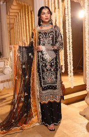 Surmai Heer A Folk Tale Embroidered Luxury Formal Suit SF-01 MAAH E NOOR