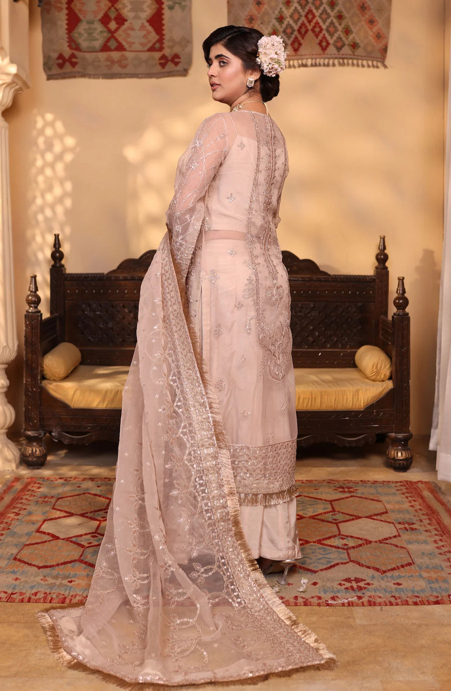 Surmai Heer A Folk Tale Embroidered Luxury Formal Suit SF-06 MAHI