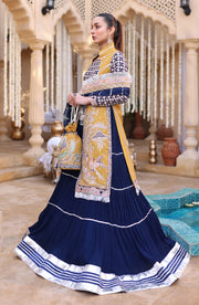 Surmai Heer A Folk Tale Embroidered Luxury Formal Suit SF-07 SITARA