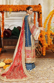 Resplendent By Shamrock Premium Embroidered Formal's 3Pc Suit SFD0051 - FaisalFabrics.pk