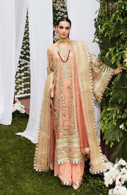 Resplendent By Shamrock Premium Embroidered Formal's 3Pc Suit SFD0055 - FaisalFabrics.pk