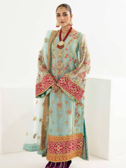 Maryum N Maria Noor e Nazar Premium Chiffon Unstitched 3Piece SFD-0082