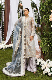Resplendent By Shamrock Premium Embroidered Formal's 3Pc Suit SFG0010 - FaisalFabrics.pk